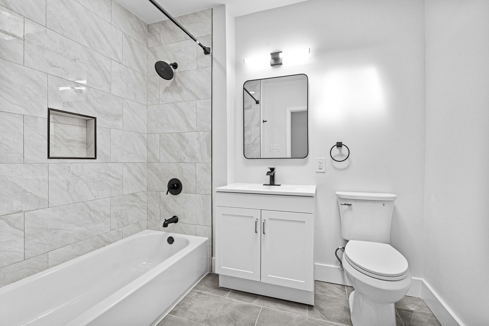 Bathroom after renovation