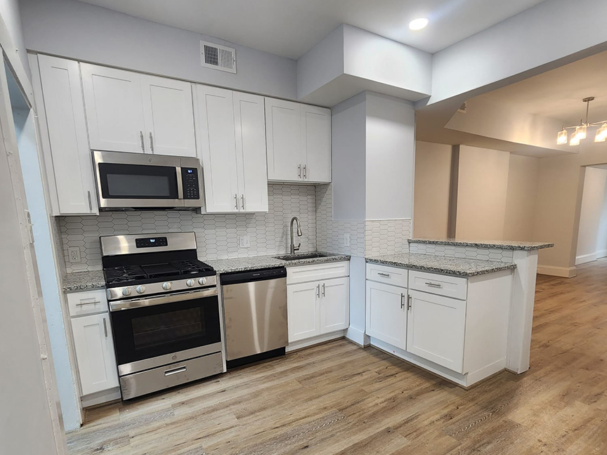 Renovated kitchen